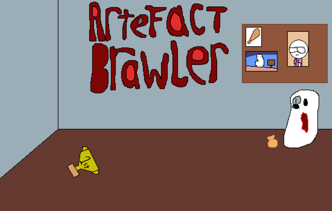 Artefact Brawler title screen