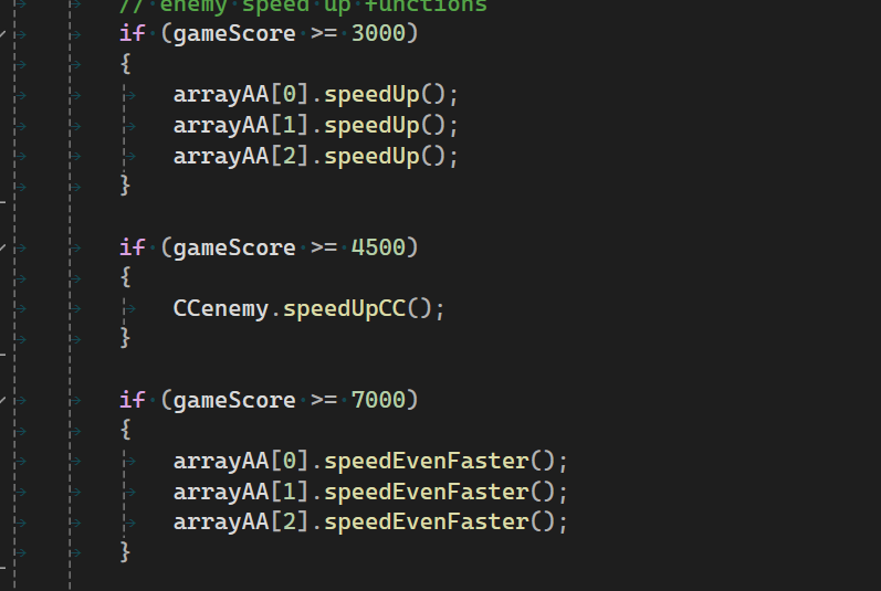 Code snippet from Magnet Misadventure